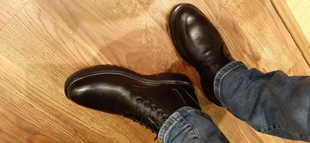 نیم بوت مردانه چرم عطارد مدل چرم طبیعی کد SH25