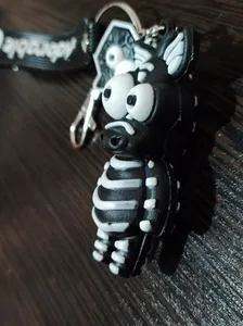 تجریه خرید جاکلیدی دخترانه مدل سیلیکونی طرح گورخر