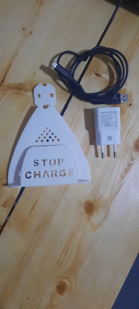 پایه نگهدارنده شارژر موبایل مدل Stop charge