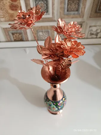 گلدان مسی مدل پرداز کد JR20