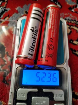 باتری لیتیوم یون قابل شارژ اولترا فایت مدل 18650 ظرفیت 6800 میلی آمپر ساعت