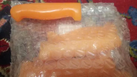 دسته یدک چاقو مدل بلوط کد YP-MIVEKHORI-06 بسته 6 عددی