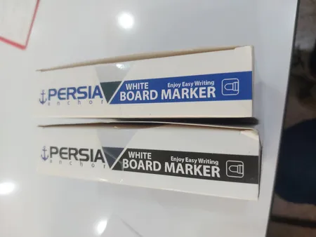 ماژیک وایت برد پرشیا مدل سر تخت کد 450 بسته 12 عددی