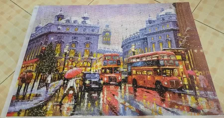 پازل 1000 تکه ایران پازل طرح لندن در زمستان