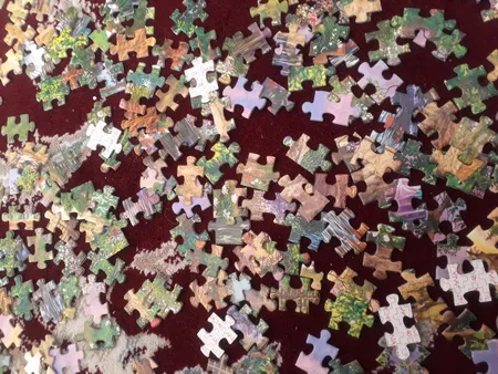 پازل 1000 تکه ایران طرح دهکده زیبا مدل AP-357