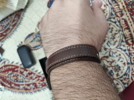 دستبند چرم وارک مدل رهام کد rb176