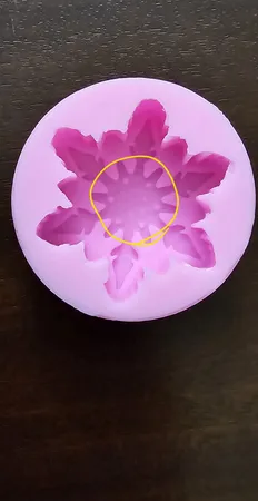 قالب شمع مدل دانه برف