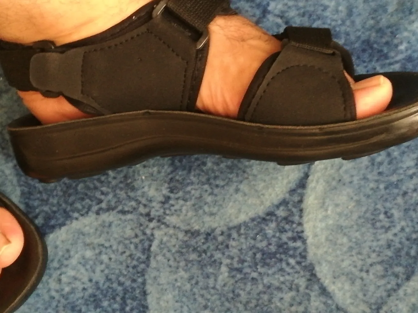 صندل مردانه نسیم مدل KEYVAN کد arya رنگ مشکی