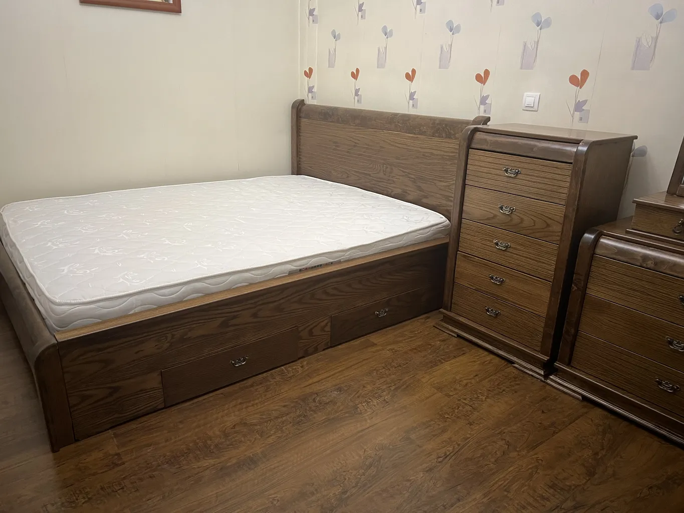 سرویس تخت خواب مدل الیزا دو نفره 6 تکه