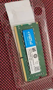 تجریه خرید رم لپ تاپ DDR4 دو کاناله 2666 مگاهرتز CL19 کروشیال ظرفیت 16 گیگابایت