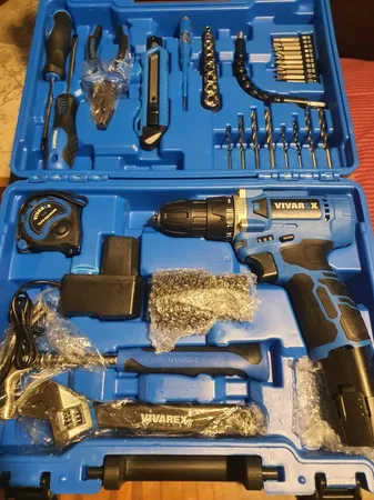 پیچ گوشتی شارژی 12 ولت ویوارکس مدل VR1240-CDK مجموعه 40 عددی