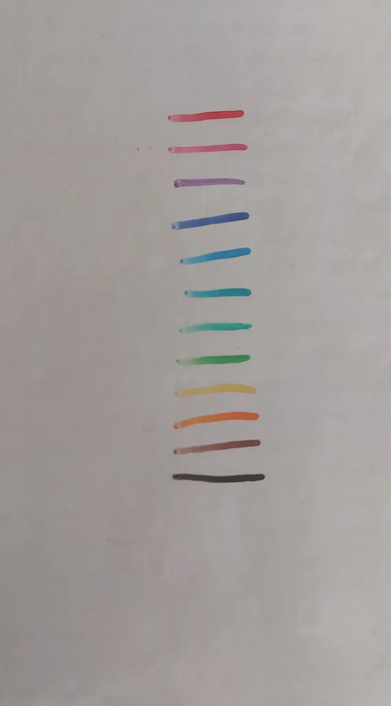 ماژیک وایت برد رنگی کایزر مدل سر نازک طرح باریک به همراه تخته پاک کن مجموعه 13 عددی