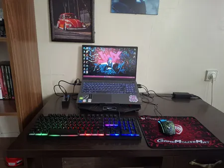 ست گیمینگ تی‌ولف مدل 3in1 TF31، سوییچ ممبران، Full-Size، نورپردازی LED RGB