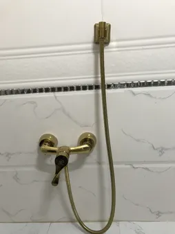 شلنگ توالت ریز بافت برنجی نهرین کد 219