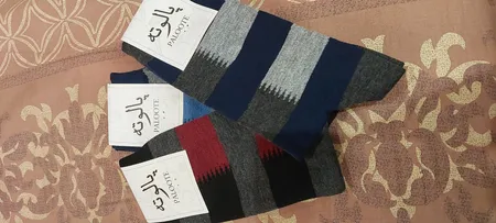 جوراب ساق بلند مردانه پالوته مدل PLT-SHG-P55 مجموعه 3 عددی