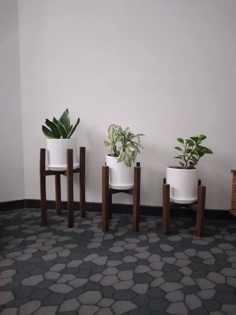 استند گلدان مدل AZ3 مجموعه 3 عددی