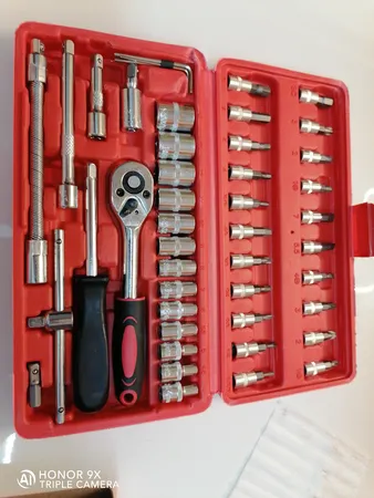 مجموعه 46 عددی آچار و سری بکس و پیچ گوشتی ساتاگود مدل G-10028