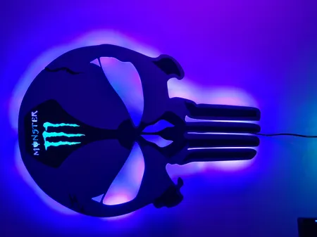 چراغ دیواری مدل اسکلت طرح مانستر