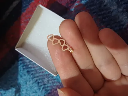 آویز گردنبند طلا 18 عیار الن مدل EL71