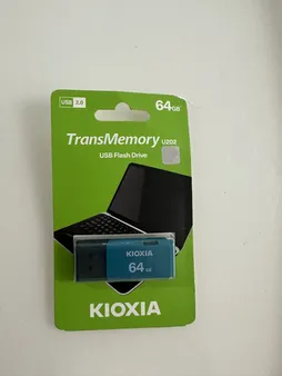 فلش مموری کیوکسیا مدل U202 ظرفیت 64 گیگابایت با رابط USB 2.0