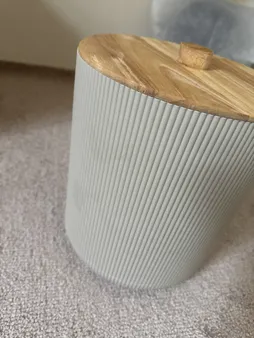 سطل زباله امپرلند مدل درب چوبی