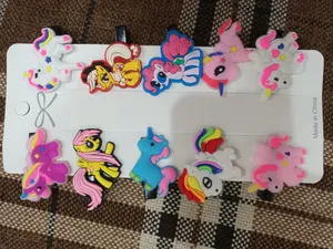 تجریه خرید گیره مو دخترانه مدل یونیکورن بسته 10 عددی