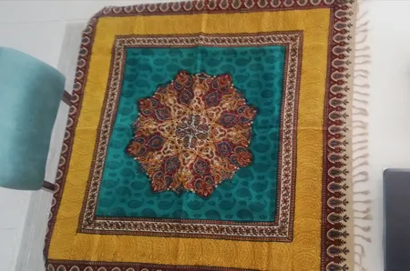 رومیزی قلمکار عطریان طرح ترنج