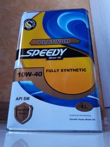 تجریه خرید روغن موتور اسپیدی مدل پلاتینیوم 10W40 SM حجم 4 لیتر