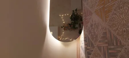 آینه مدل قدی هلالی بک لایت کد 170