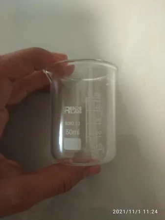 بشر آزمایشگاه مدل beaker ظرفیت 50 میلی لیتر