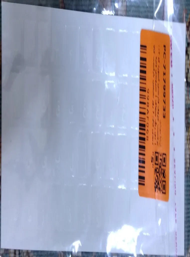 برچسب حروف فارسی کیبورد کد ۰۰۲