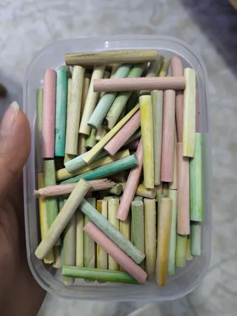 اسباب بازی پرندگان مدل  تکه چوب کد S06 بسته 200 عددی