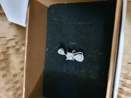 آویز گردنبند نقره زنانه جی تی ای مدل جی نایس