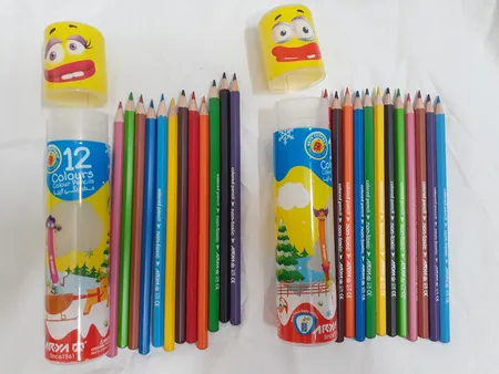 مداد رنگی 12 رنگ آریا مدل 3051