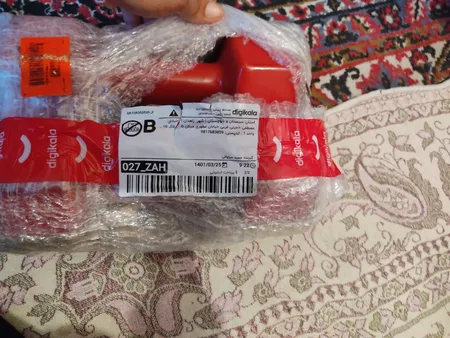 دمبل وزنه پویا مدل PVC03 وزن 3 کیلوگرم مجموعه 2 عددی