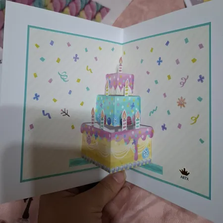 کارت پستال مدل سه بعدی کد CPB1 مجموعه چهار عددی