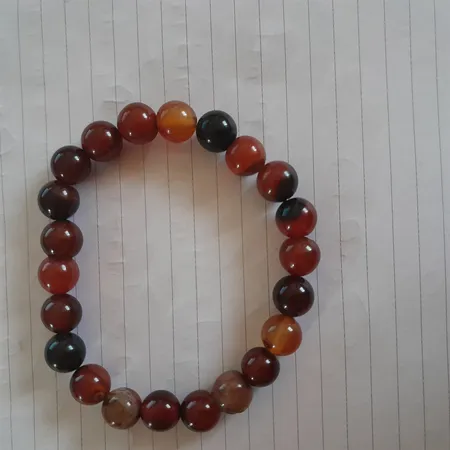 دستبند سلین کالا مدل سنگ عقیق سلیمانی اسپرت کد 106