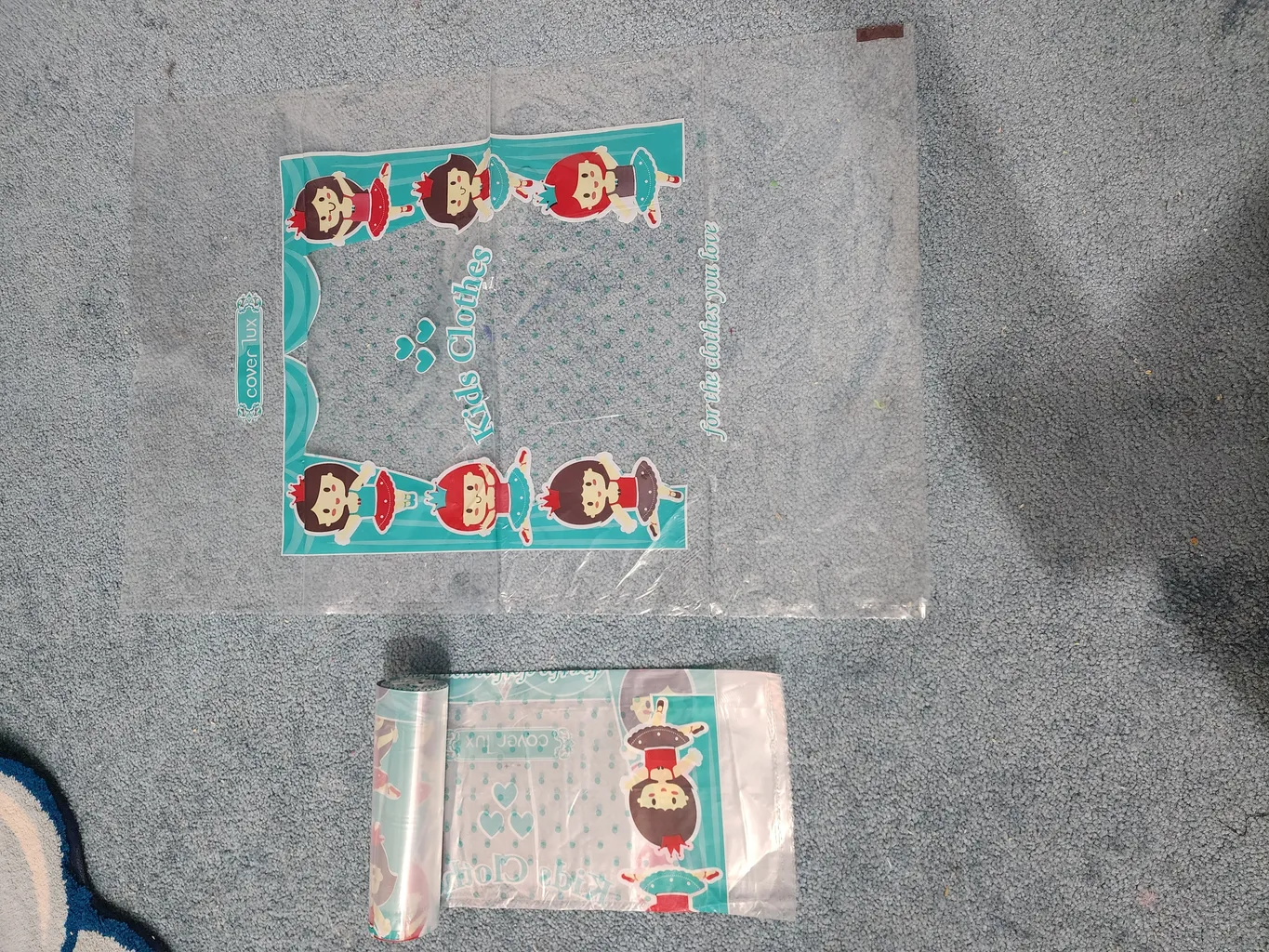 کاور لباس کودک کاورلوکس کد K بسته 20 عددی