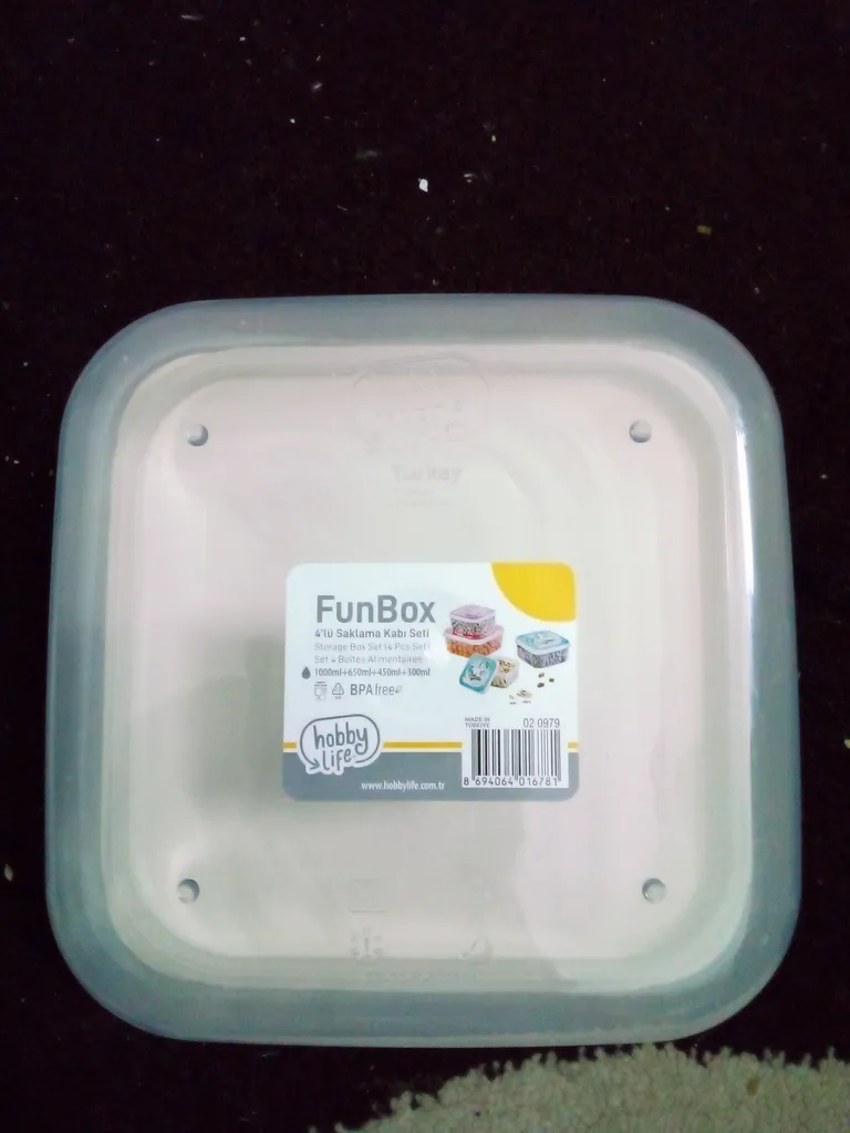 ظرف نگهدارنده هوبی لایف مدل H-020979 مجموعه 4 عددی