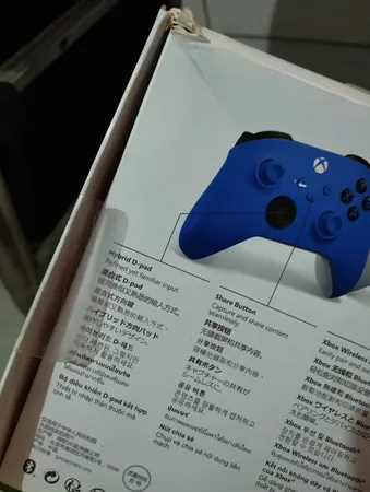 دسته بازی ایکس باکس سریس مایکروسافت مدل Shock Blue