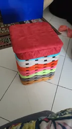 سبد رخت شایگان مدل بافت رنگی