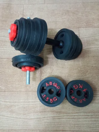 دمبل مدل A2 وزن 10 کیلوگرم بسته 2 عددی