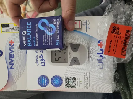 نوار دستگاه تست قند خون وری کیو مدل بالانس بسته 50 عددی