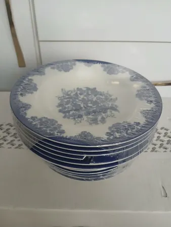 سرویس غذاخوری 28 پارچه چینی زرین ایران مدل ایتالیا اف فلورانس درجه یک