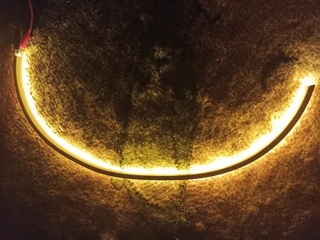 ریسه نئون فلکسی مدل v12 طول 50 سانتی متر