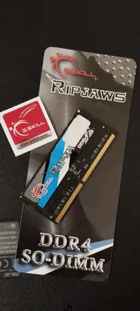 رم لپ تاپ DDR4 تک کاناله 2400 مگاهرتز CL16 جی اسکیل مدل RIPJAWS-V ظرفیت 4 گیگابایت