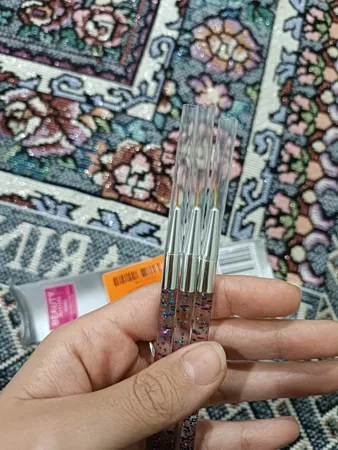 قلم طراحی ناخن بیوتی آرتیست مدل BA-2 بسته 3 عددی