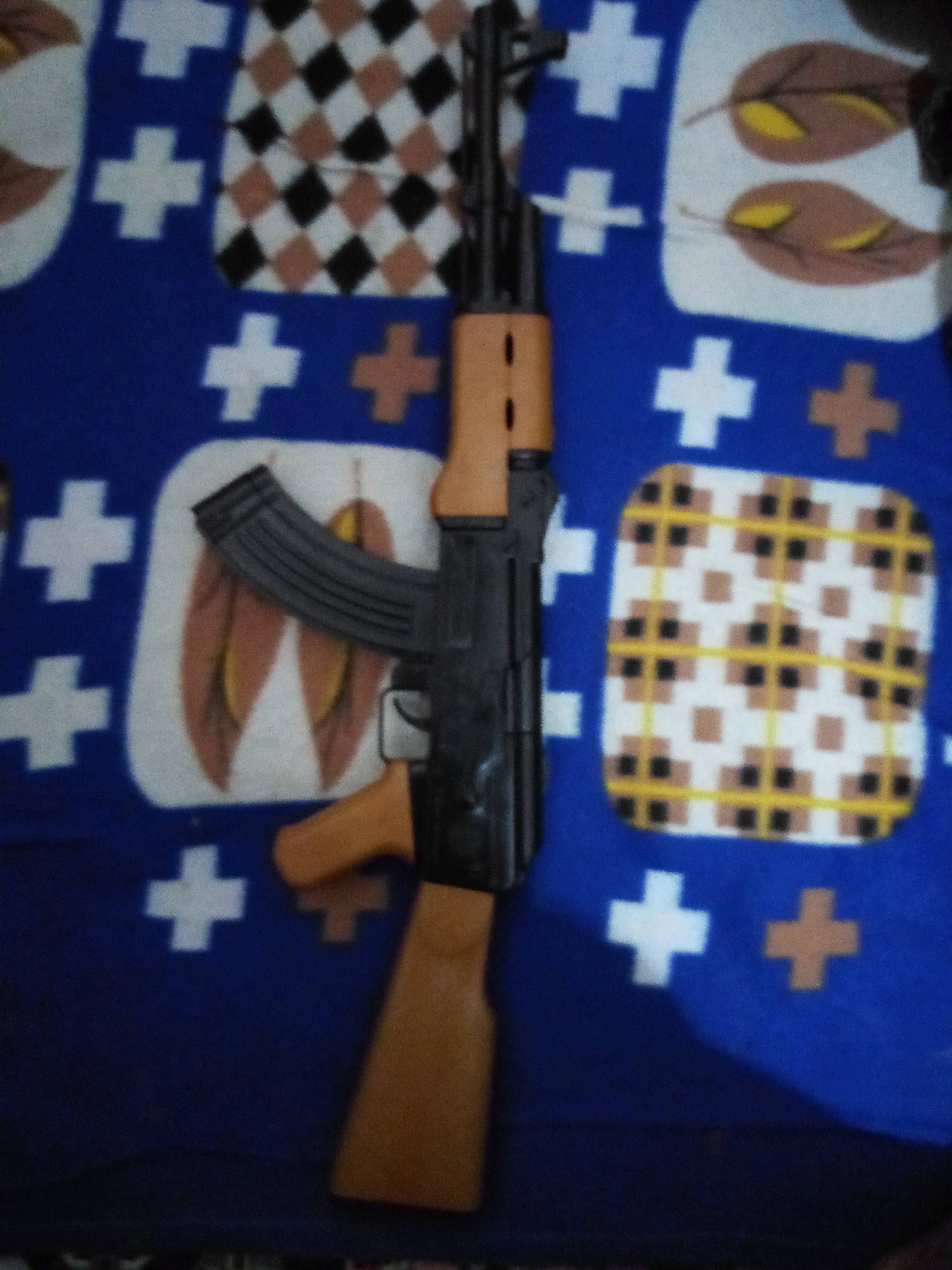 ست اسباب بازی تفنگ طرح کلاشینکف مدل AK-47