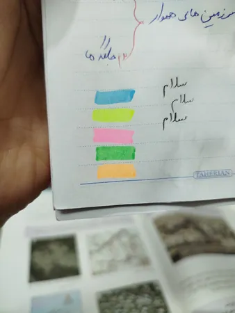 ماژیک علامت گذار پلیکان مدل هرون TEXTO بسته 5 عددی