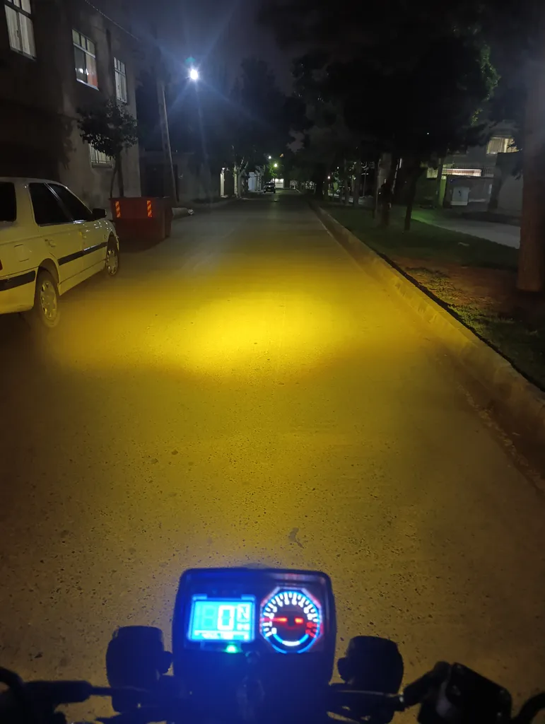 لامپ هدلایت موتور سیکلت مدل LED-SINGL پایه H4